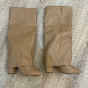 Camel color boots brand new